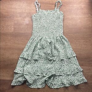 Green Floral Dress